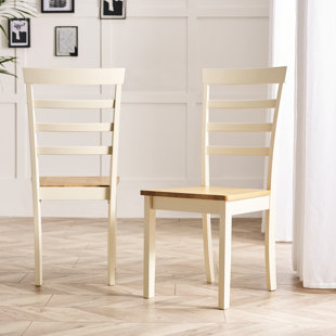 White farmhouse metal deals chairs